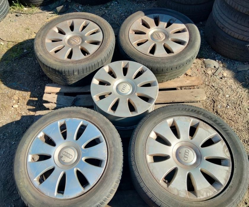 Jantes Audi R16 Com Pneus 225/50 Furação 5X112