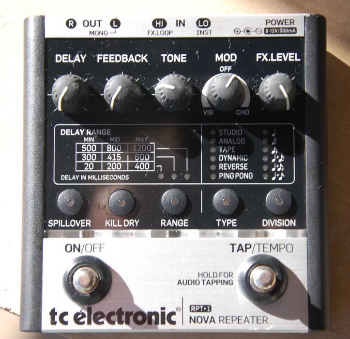 tc electronic NOVA REPEATER ディレイ tc electronic NOVA Repeater - ギターとビブラートと音符の日々