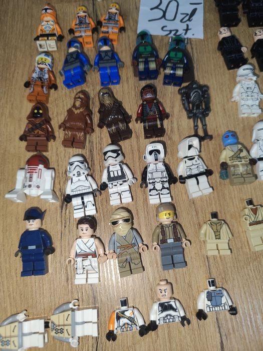 Figurki części LEGO star wars