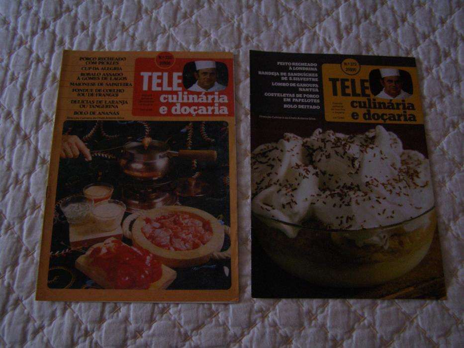 Revistas TELE culinária e doçaria - Chef Silva
