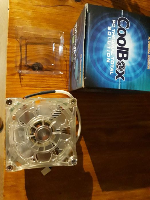 Cooler / dissipador CPU Socket A / Socket 370 / Socket 7 na caixa