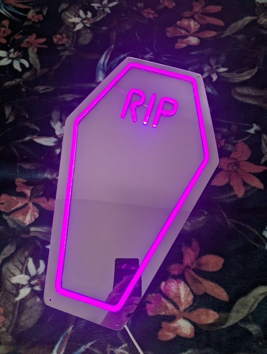 Lustro neonowe LED nowe  podświetlane neon