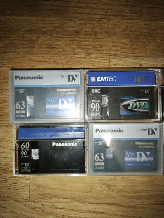 Відеокасети MiniDV (Panasonic, Sony, SKC)