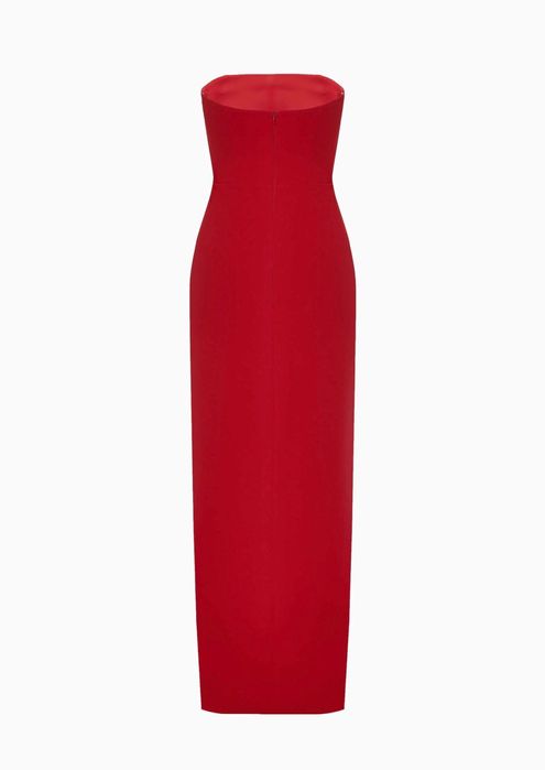 Balykina Maxi Dress With A Cut Red, розмір S