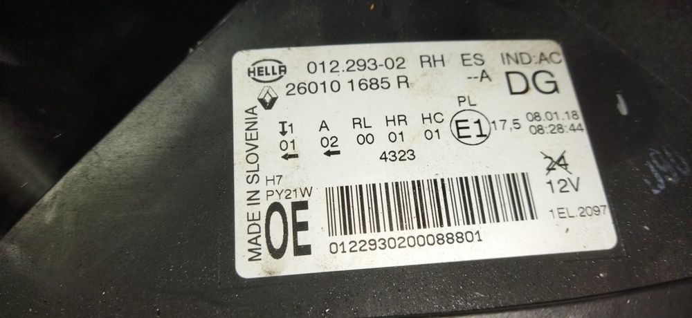 farol Renault Scenic 4