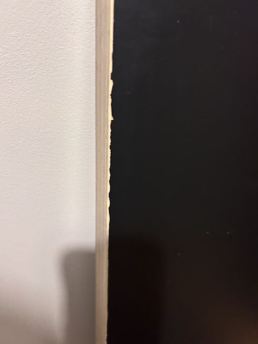 Czarny blat do biurka  ikea