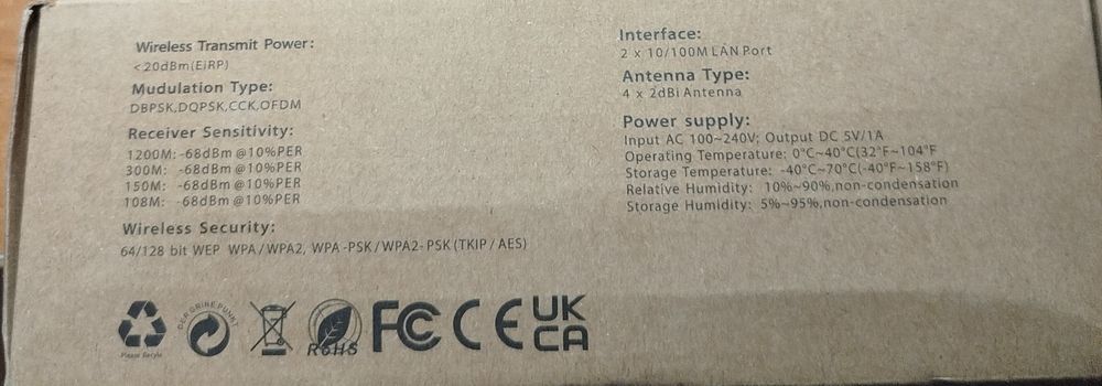 Wi-Fi репітер на 6 антен