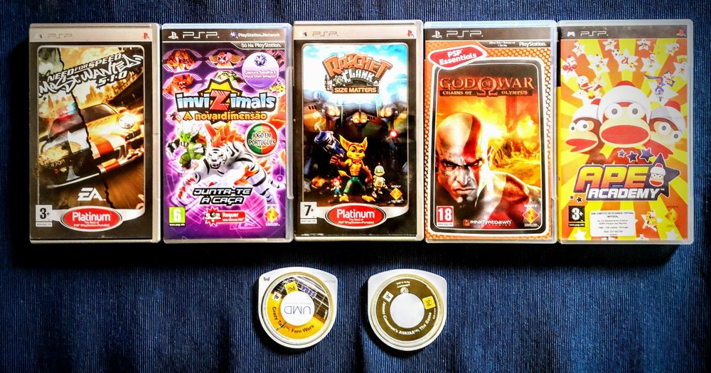 Jogos plastation portable