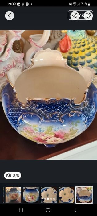 Porcelanowa Oslonka ręcznie malowana