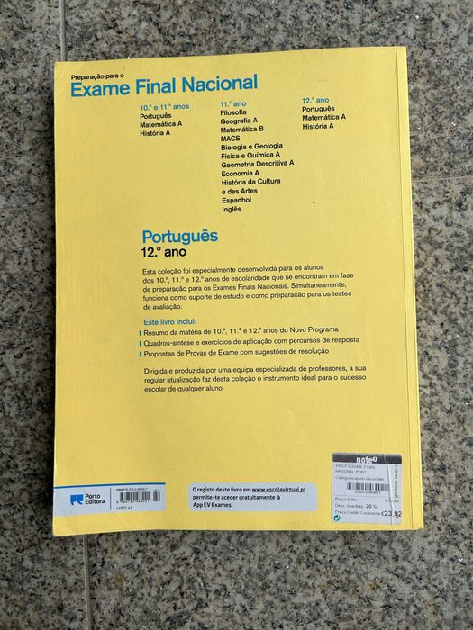 Livro preparação exame Portugues