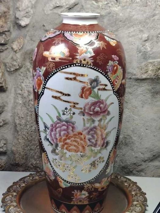 Jarrão Decorativo Estilo Oriental