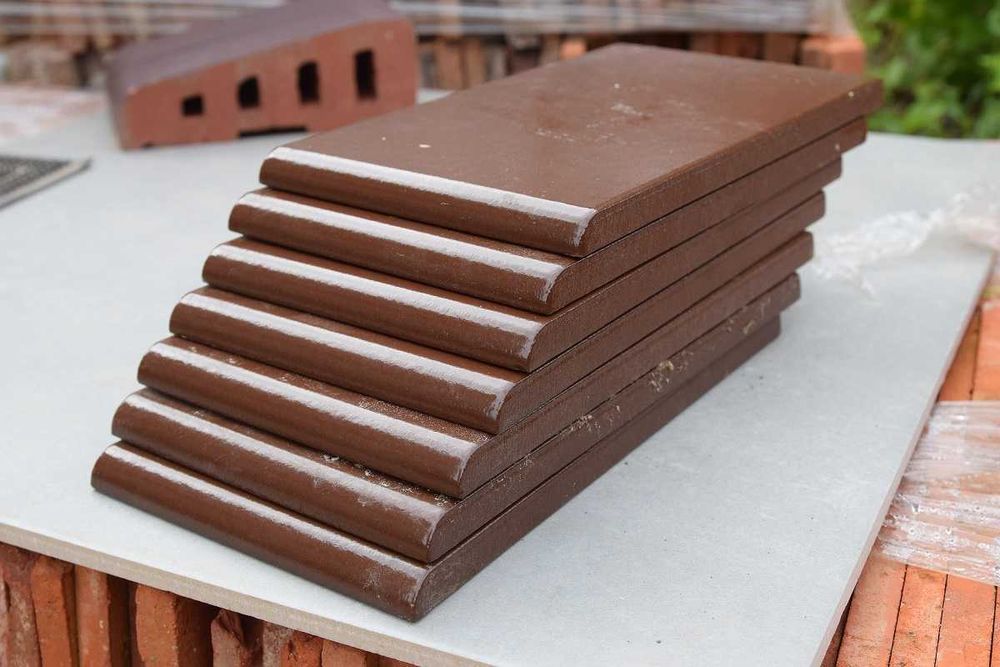 PARAPET płytka parapetowe okapniki klinkier okapnik podokiennik CERRAD