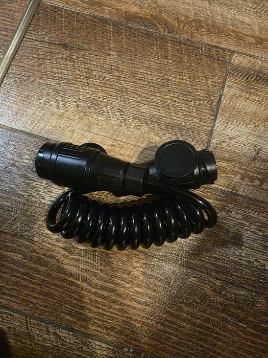 Kabel Spiralny 13-Pin (1,5 m) – Wtyk/Wtyk do Przyczepy/Lawety