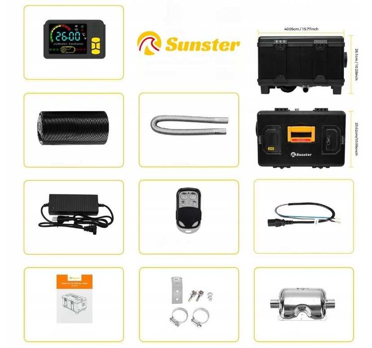‼️ ВЕБАСТО 5-12кВт Дизельний обігрівач автономка Отопитель 12/24/230В