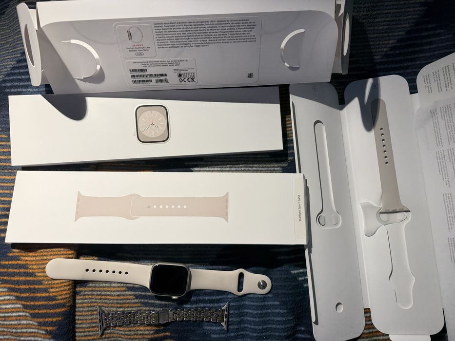 Apple Watch serie 8 +celular 41 mm starlight