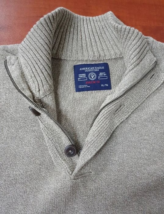 American Eagle sweter męski półgolf r XL