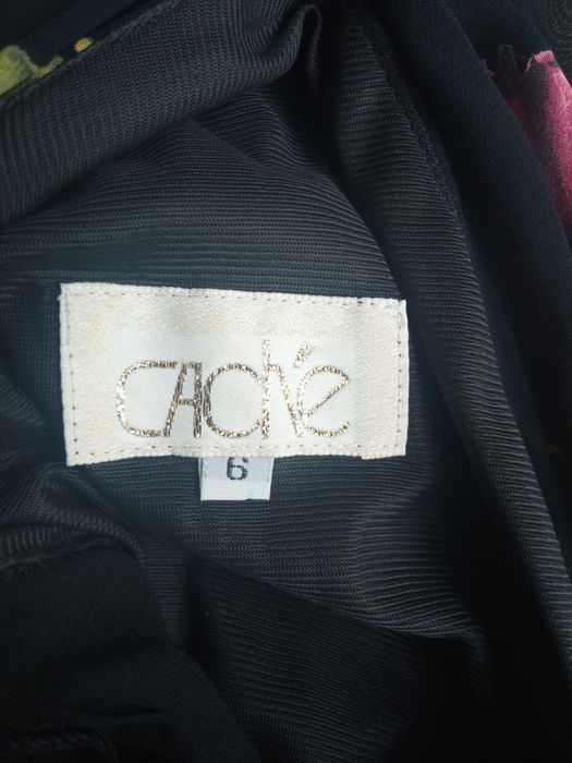 Cache sukienka maxi boho róże tulipany 120 cm pachy wesele wiskoza hit