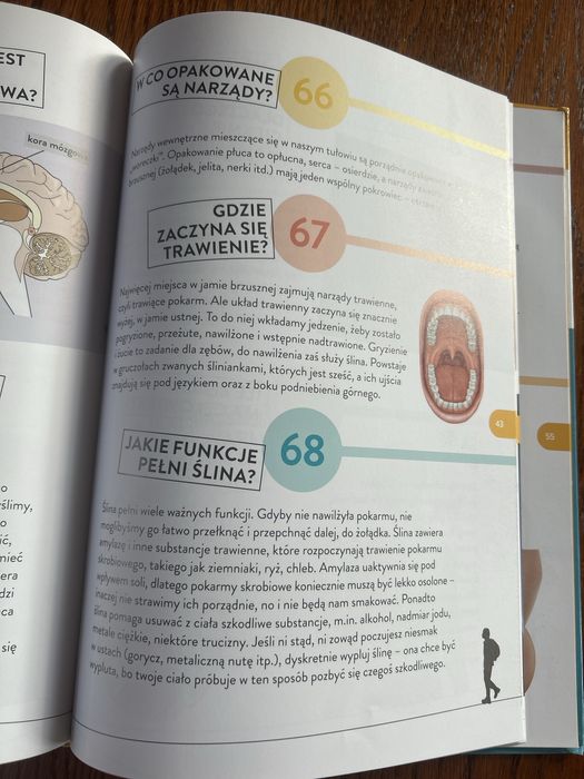 Książka dla dzieci 100 faktow. Ciało czlowieka