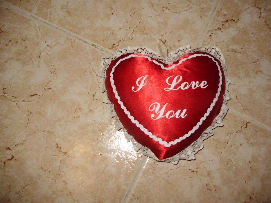 Almofadinha "I Love You" - Dia dos Namorados