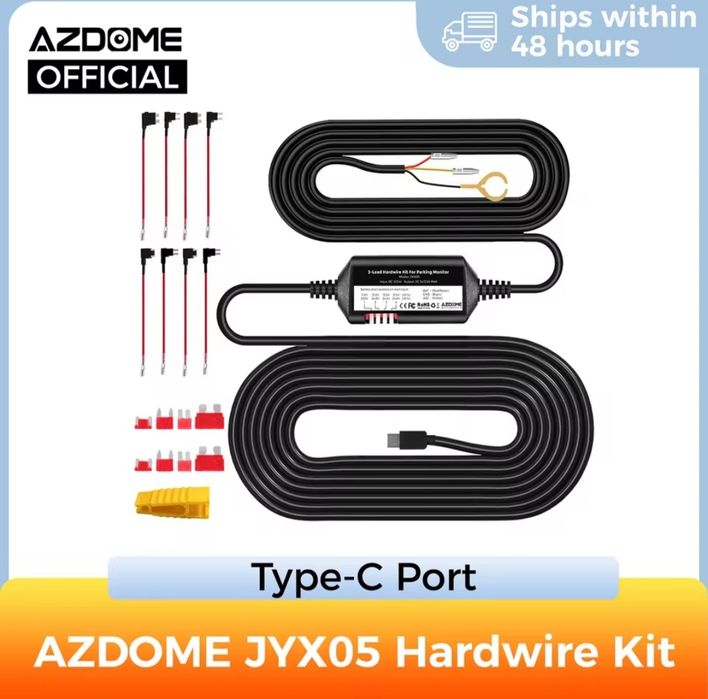 Azdome Pg17  Парковочный кабель JYX05