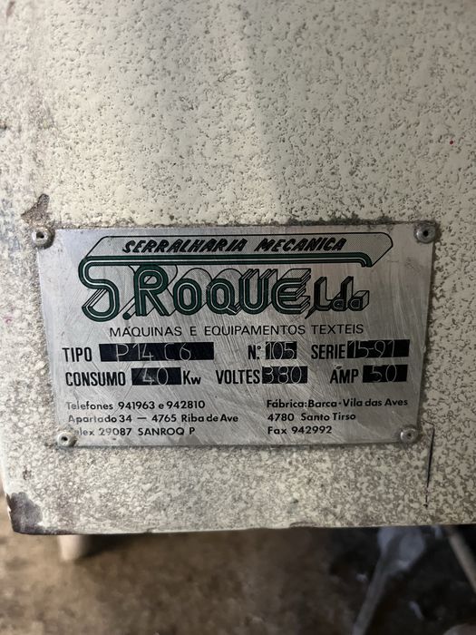 Maquina de estampar S. Roque