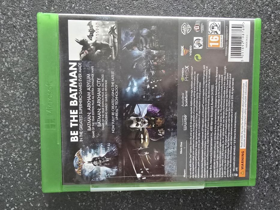 Batman. Powrót do Arkham i Arkham Asylum xbox one wersja PL