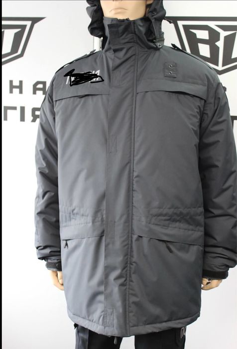 Бушлат куртка капюшон утеплений 54 р 5 зріст зимовий поліція