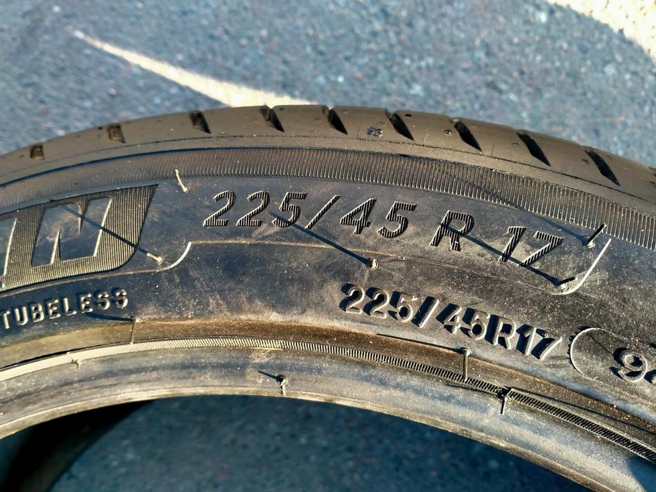 Склад 225/45/17 Michelin Primacy 4 Мишелин Літо 1шт Розпаровка Одиночк
