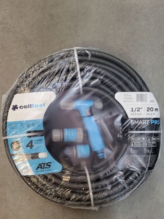 Wąż ogrodowy Cellfast Smart Pro 1/2x20m + złączki