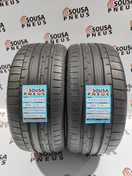 2 pneus semi novos 255-40R19 100 y Continental - Oferta dos Portes