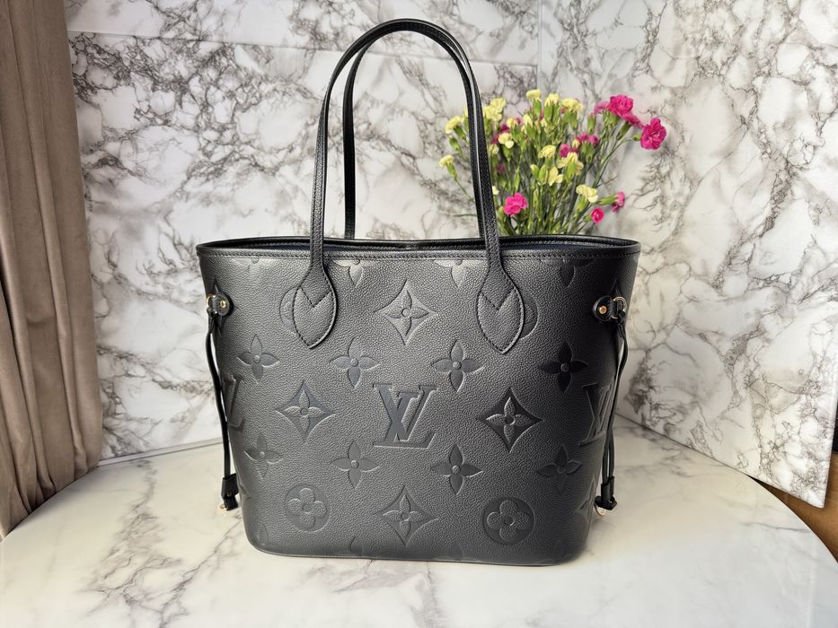 Torebka Neverfull MM Black Leather