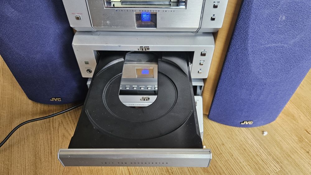 Aparelhagem JVC módulos cassete minidisc