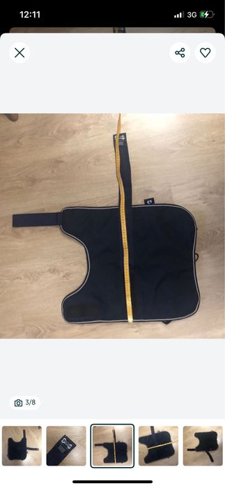 Утепленная попона жилет для собак