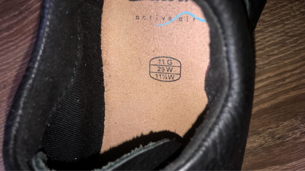 Кеды мокасины Clarks 29