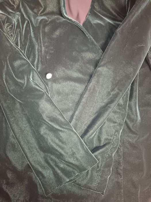 Blazer veludo verde