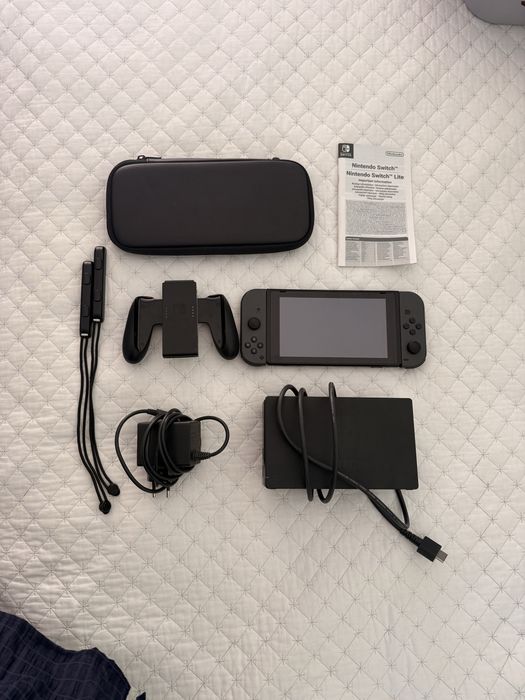 Nintendo Switch + jogos + acessórios