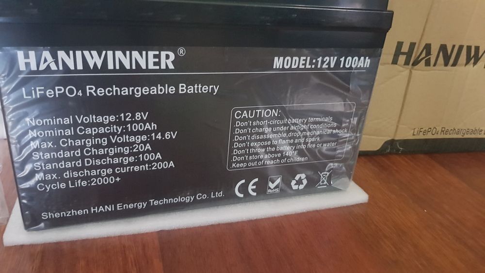 Аккумулятор, батарея Lifepo4 12v 100ah