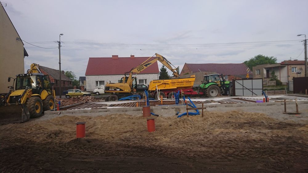 Piasek zasypka fundamentów żwir wymiana gruntu