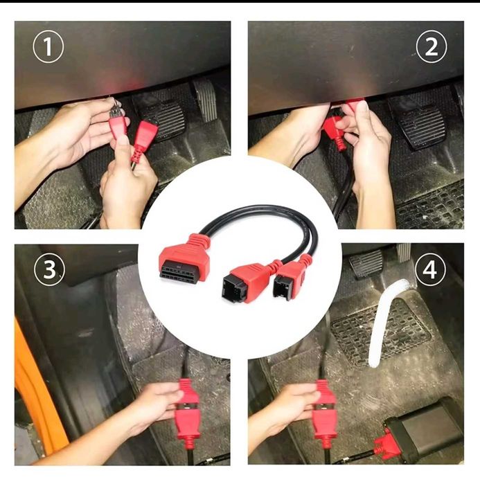 Kabel adapter przejściówka FCA 12+8