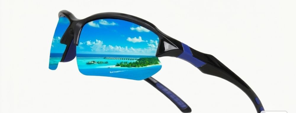 Okulary Sportowe lustrzanka niebieskie uv przeciwsłoneczne fotochromowe