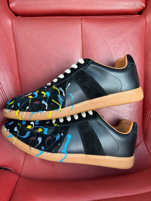 (БЕЗ ПЕРЕДОПЛАТИ) Maison Margiela MM6 Black Paint найк марджела чорні