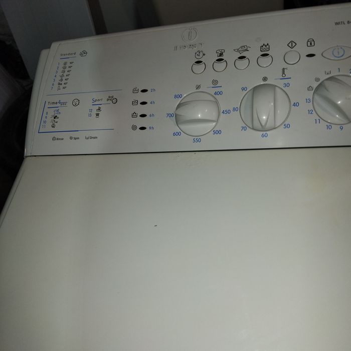 Вертикальная стиральная машина индезит.