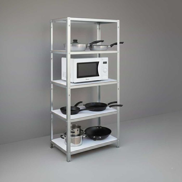 Стелаж металевий оцинкований в гараж майстерня кладова комора кухня