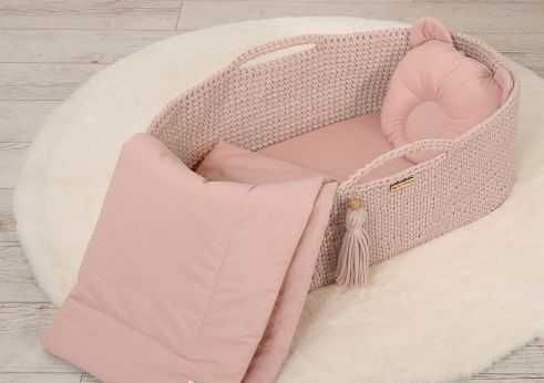 Alcofa Berço De Croché 75x35, Colchão