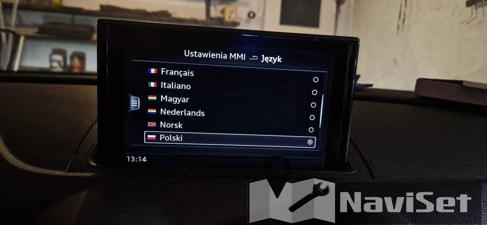 Solucja Konwersja Język Polski Mapy Kamera Cofania AndroidAuto CarPlay Doposażenia AUDI VW MERCEDES BMW DODGE JEEP MASERATI CHRYSLER KIA HYUNDAI  FORD