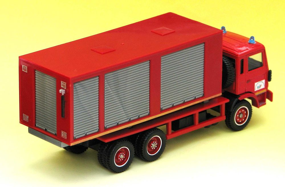 miniatura Renault de Bombeiros 1/55 Solido em caixa