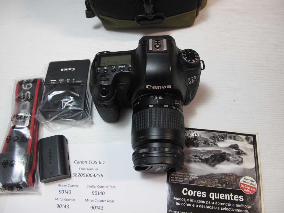 Canon 6D + lente, em excelente condição - Ver descrição e Fotos