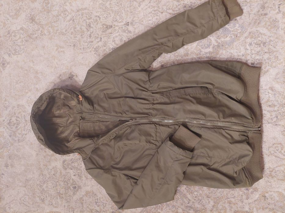 Kurtka ciążowa zimowa + dopinka dla dziecka.