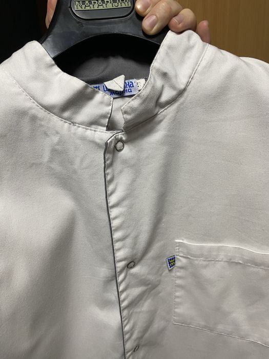 Білий халат чоловічий швецька марка