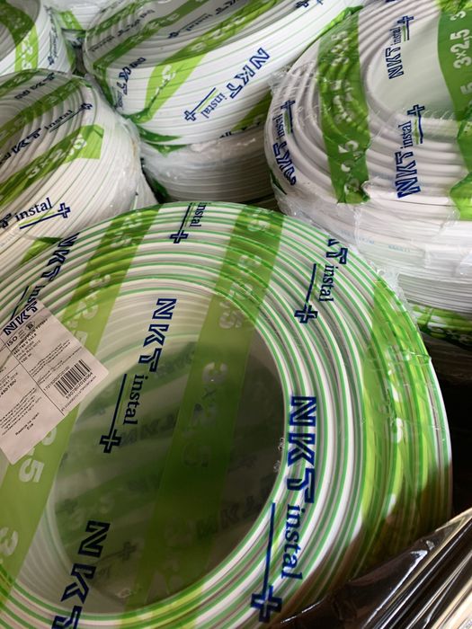 Przewód 3x1,5 + 3x2,5 Kabel YDYp NKT instal plus zestaw